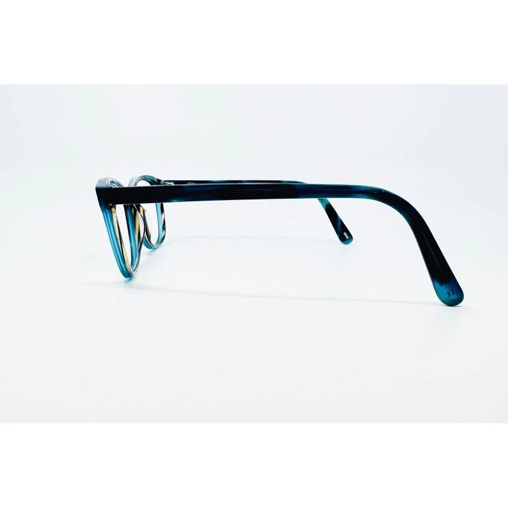 Danish Design Eyeglasses Womens Blue Teal Marble Frames 52-16-135 41074